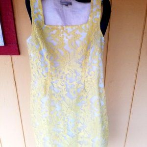 WOMEN'S YELLOW SHEATH DRESS